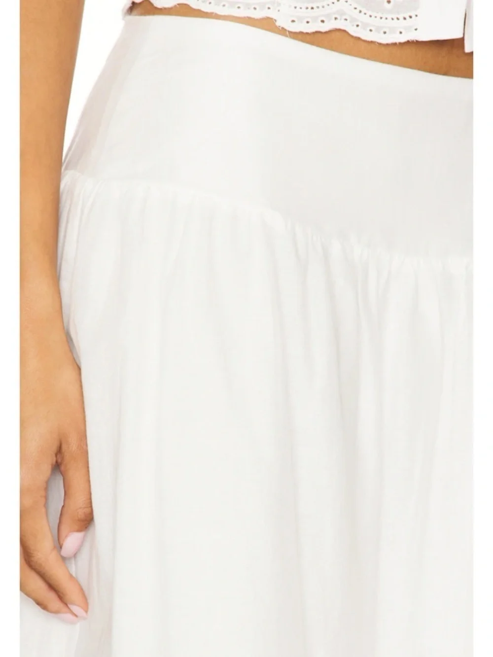 Revolve More to Come Cassandra Eyelet Midi Skirt - Picture 6 of 10